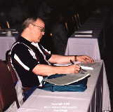 delegate, Palm Springs, California, California, writing, candid, pen, in hand, photographs, convention, conference, photography, photographer, pictures, images, 