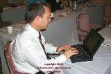 delegate, notebook  computer, Palm Springs, California, California, portable, cpu, photographs, convention, conference, trade show, trade shows, shows, photography, photographer, pictures, images, meetings planners, special events, banquets